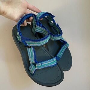 Teva Blue and Green Sandals